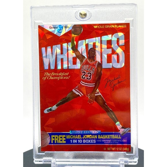 6 Card Michael Jordan SP Wheaties Cracked Ice Holographic Custom Card Set 90s - Picture 1 of 7